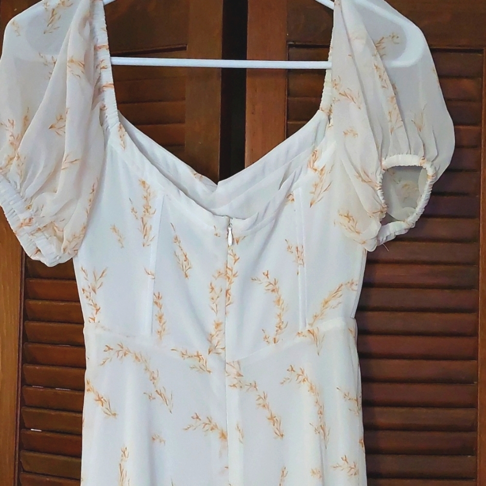 Sabo Skirt Luca Maxi Puff Sleeve Dress Sz XS - Picture 8 of 16